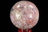 Polished Cobaltoan Calcite Sphere - Congo #95012-1